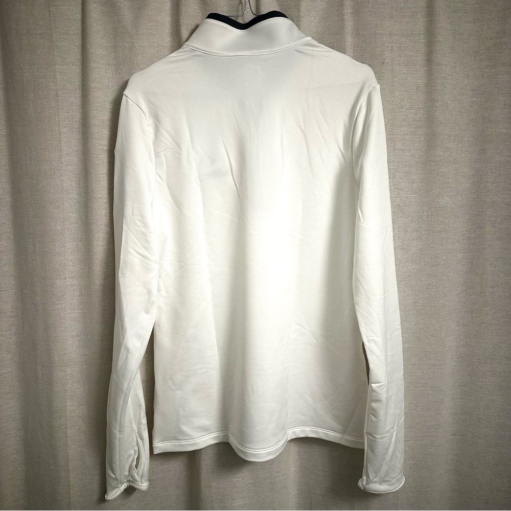 Gulfstream branded Nike Dry-Fit White Quarter-Zip Pullover, Women’s Size M - Picture 6 of 8